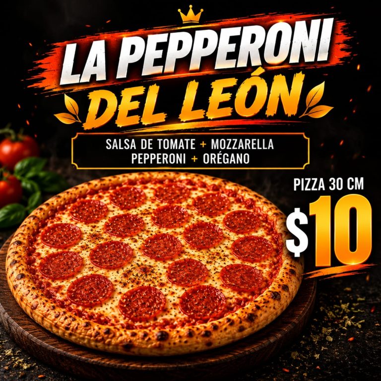 Pizza la pepperoni del léon