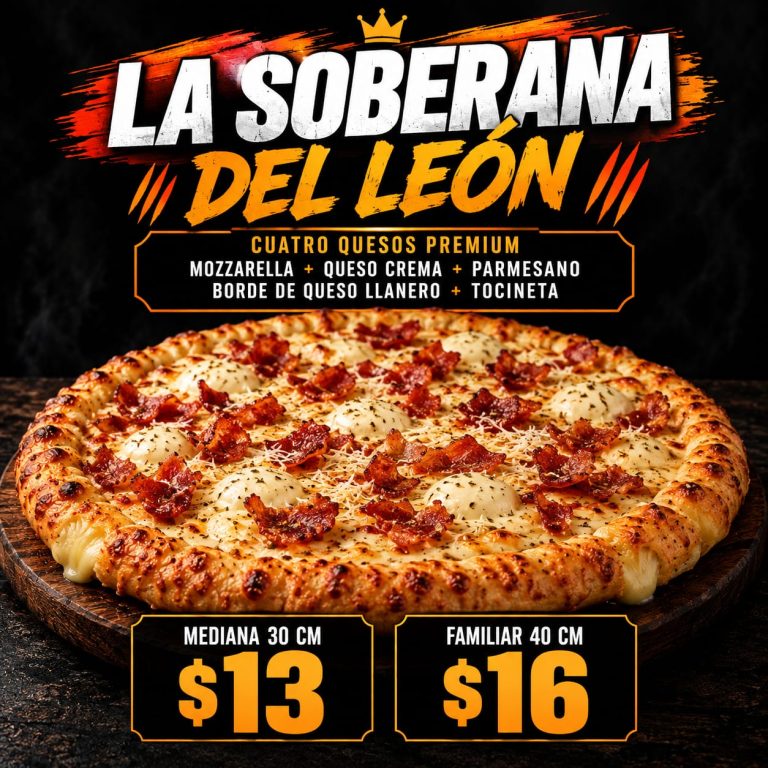 Pizza la soberana del léon 30 Cm