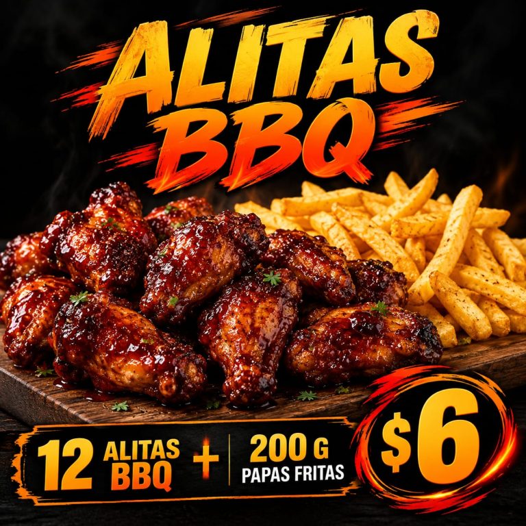 Alitas BBQ 12 U