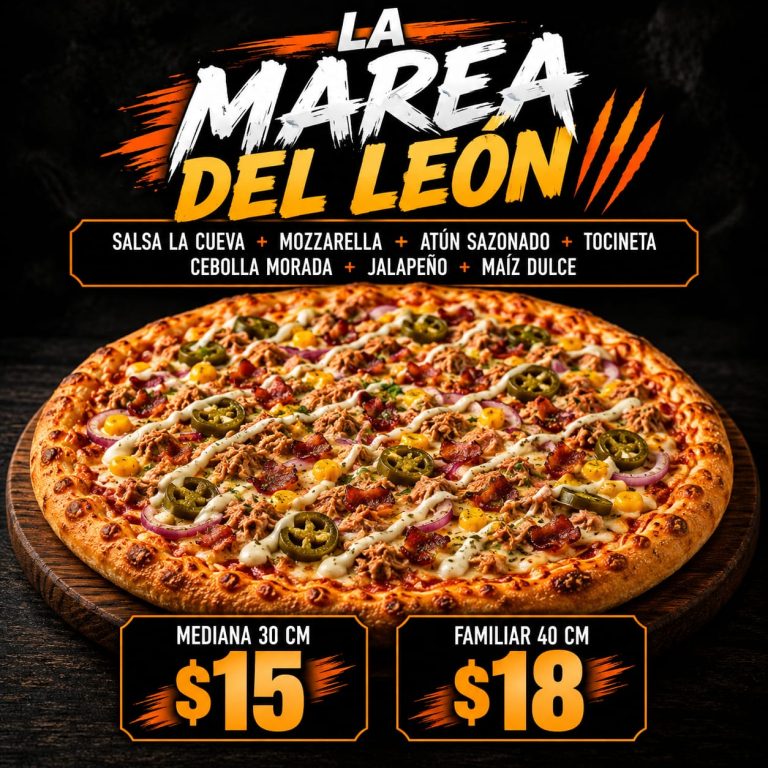Pizza la marea del león 40 Cm